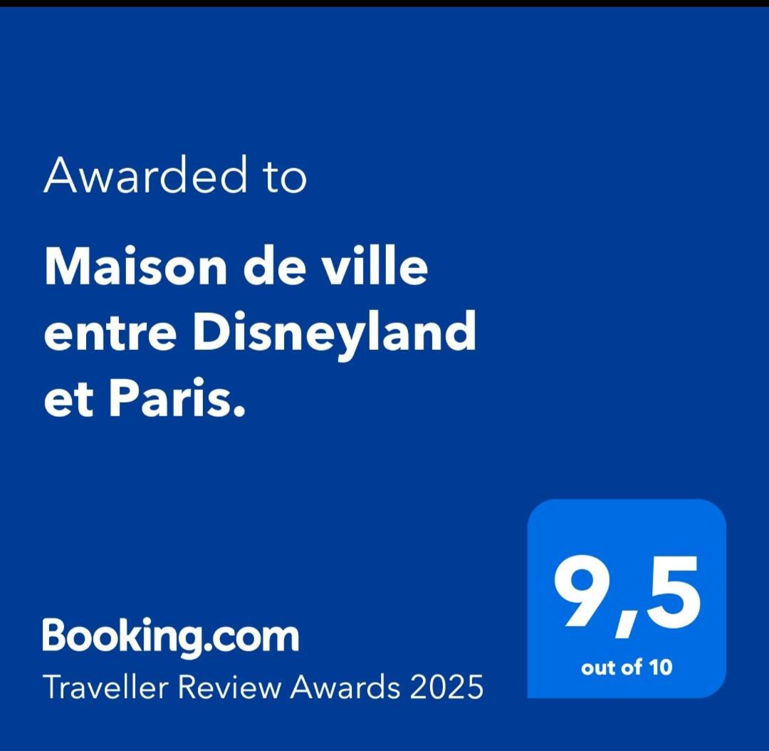 Maison De Ville Entre Disneyland Et Paris. Lagny Dış mekan fotoğraf